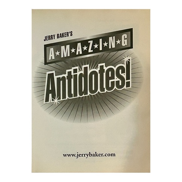Jerry Baker's Amazing Antidotes Book! EUC! - Picture 2 of 12